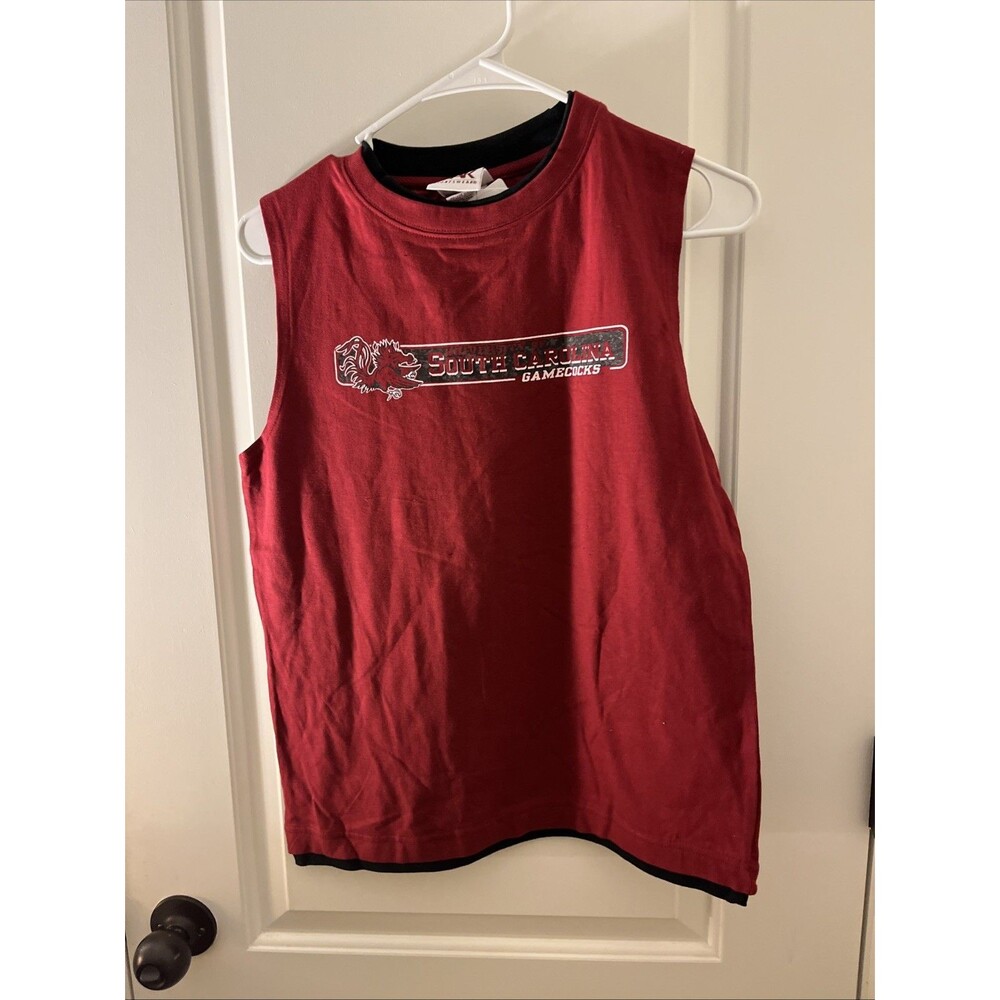South Carolina Gamecocks Boys Graphic Muscle Shirt Tank Top Shirt Size 12/14
